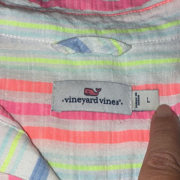 Vineyard Vines Neon Striped Tunic - Picture 4 of 6